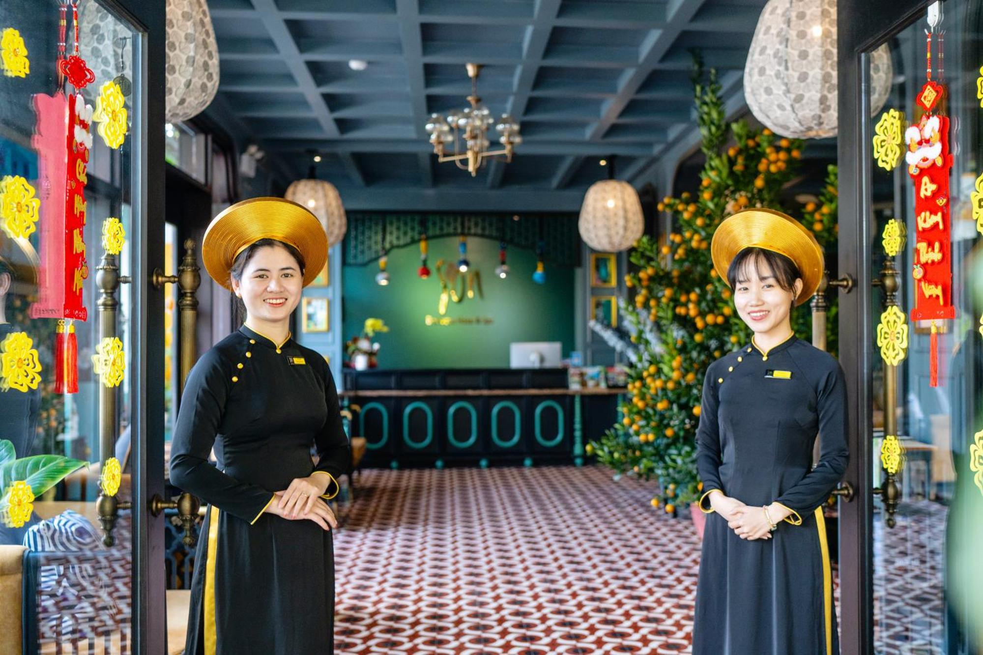 Son Hoi An Boutique Hotel & Spa Eksteriør bilde Reception at the hotel